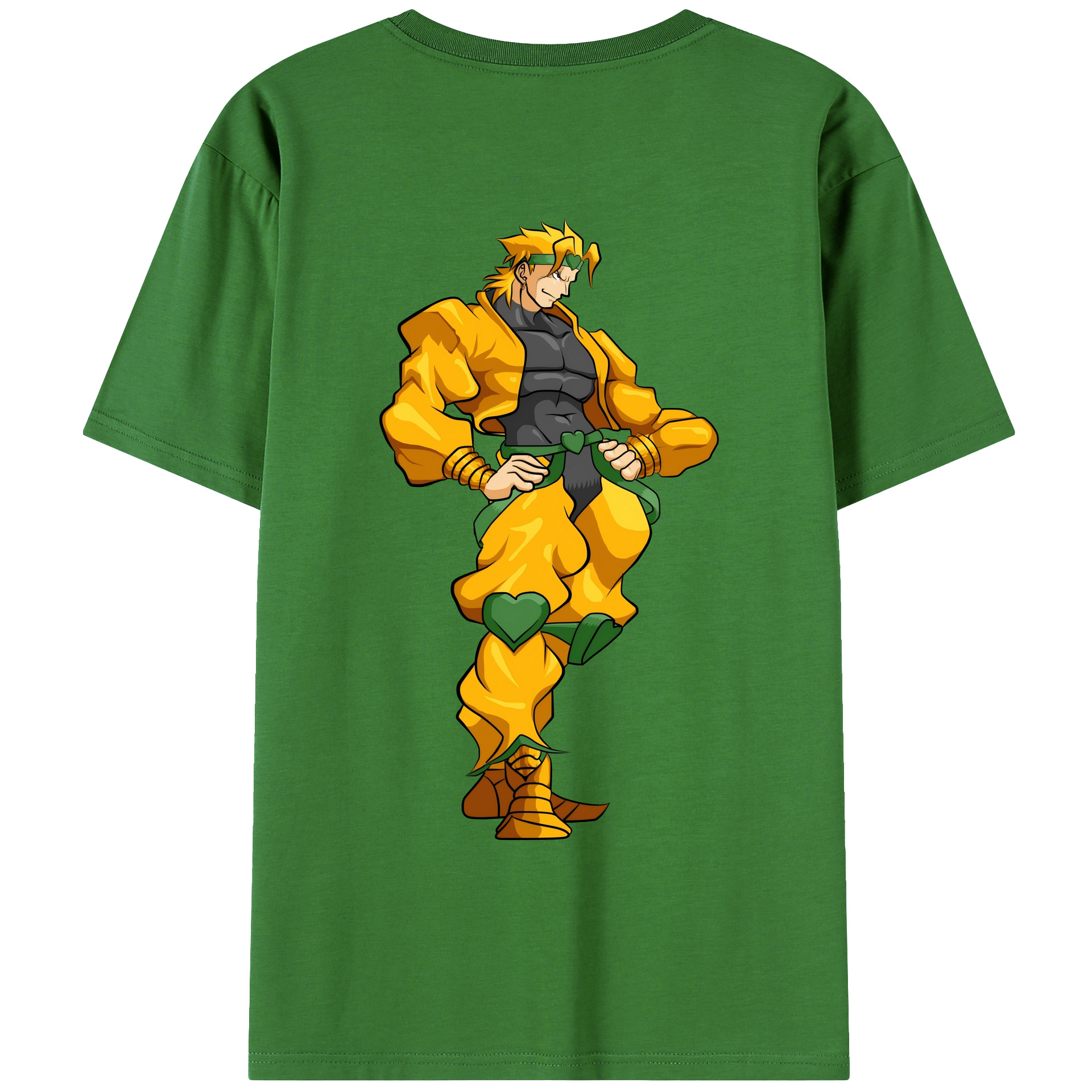 （画像用） ジョジョの奇妙な冒険 ディオ?ブランドー JoJo's Bizarre Adventure Dio Brando レディース半袖Tシャツ(バックプリント)